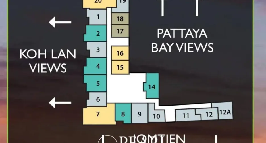 For sale 1 bed condo in Bang Lamung, Chonburi