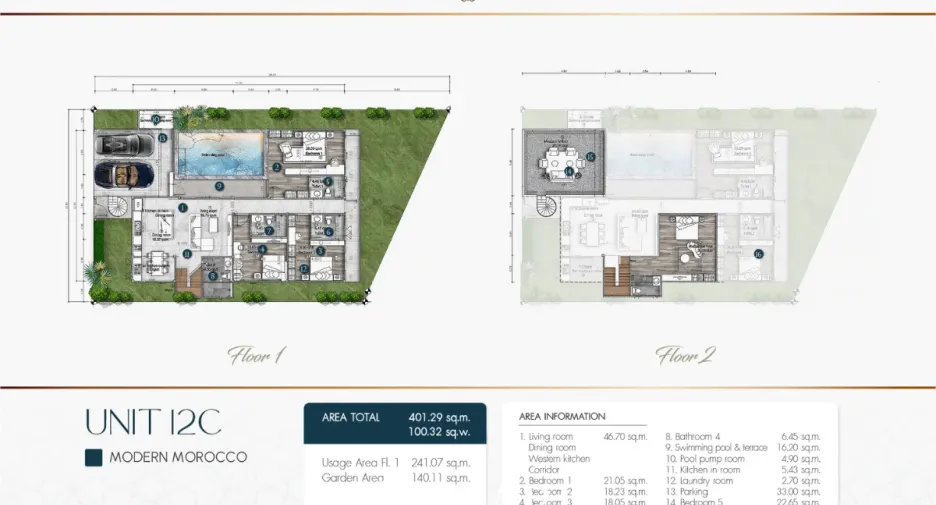 For sale 4 bedrooms house in Bang Lamung, Chonburi