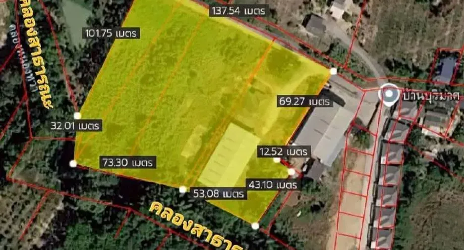 For sale land in Nikhom Phatthana, Rayong