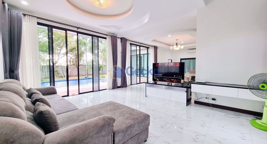 For rent and for sale 3 bedrooms house in Bang Lamung, Chonburi