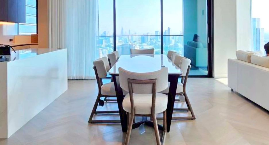 For rent and for sale 3 bedrooms condo in Sathon, Bangkok
