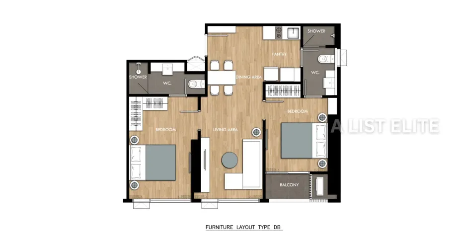 For sale 2 bedrooms condo in Sathon, Bangkok