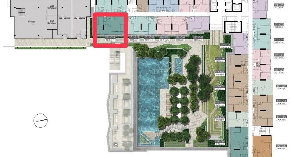 For sale 2 bedrooms condo in Phasi Charoen, Bangkok
