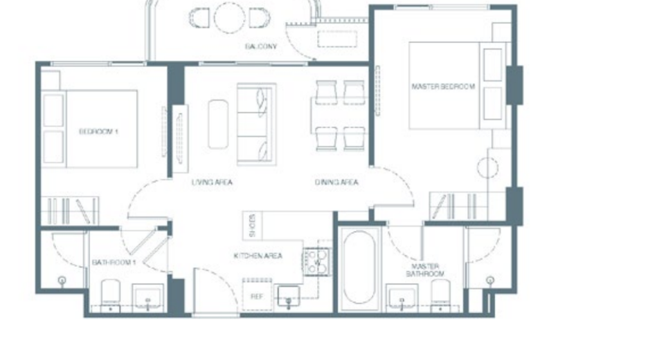 For sale 2 bedrooms condo in Thalang, Phuket