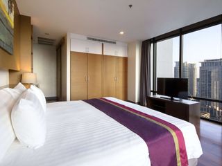 À louer 2 chambres appartement à Pathum Wan, Bangkok