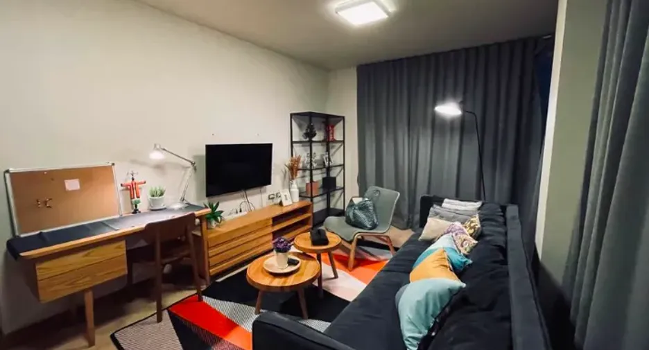 For sale and for rent 1 bed condo in Huai Khwang, Bangkok