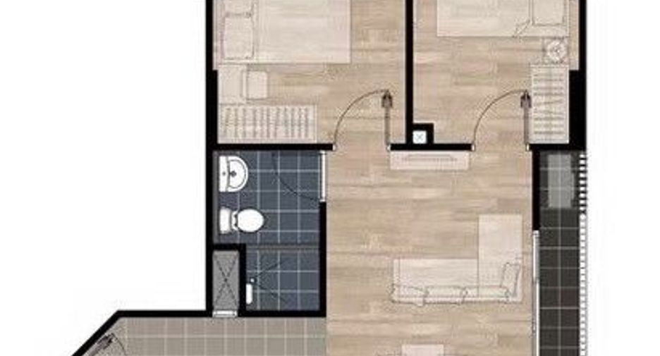 For sale and for rent 2 bedrooms condo in Thon Buri, Bangkok