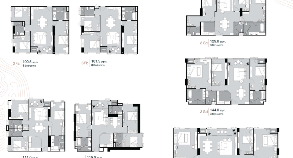 For sale 3 bedrooms condo in Sathon, Bangkok