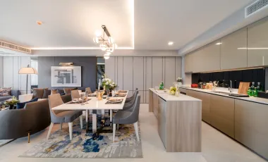 Condo en alquiler de 3 habitaciones en Watthana, Bangkok