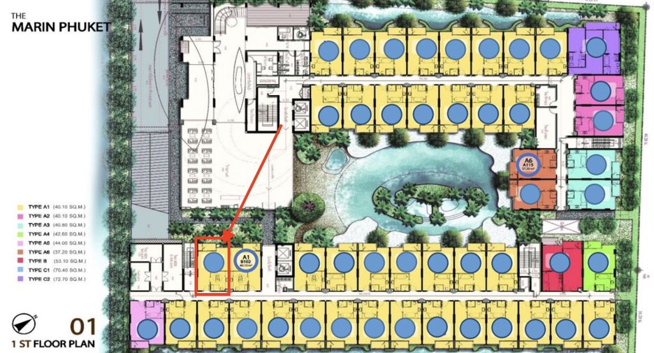 Condo en venta de estudio en Kathu, Phuket