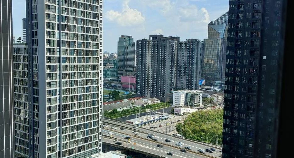 For rent studio condo in Huai Khwang, Bangkok