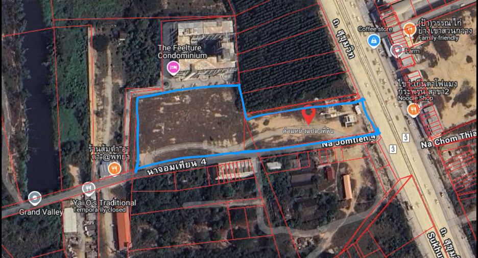 For sale land in Bang Lamung, Chonburi