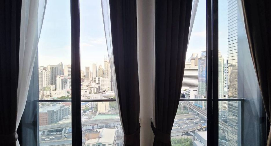 Wohnung zur Miete mit 1 Zimmer in Pathum Wan, Bangkok