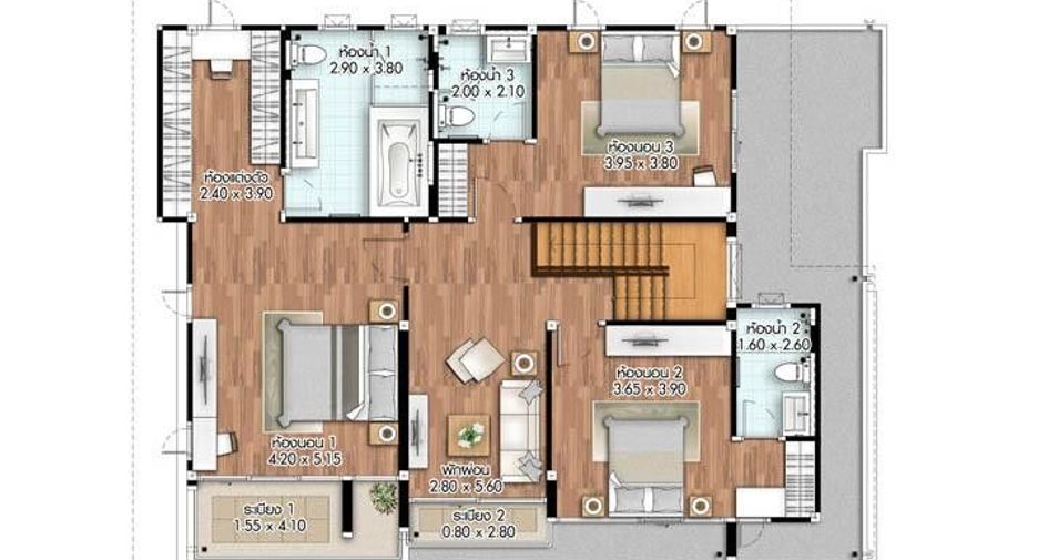 For sale 5 bedrooms house in Bang Kapi, Bangkok