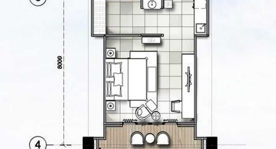 For sale スタジオ condo in Cha Am, Phetchaburi