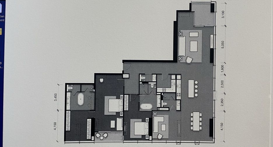 Wohnung zum Kauf mit 3 Zimmer in Sathon, Bangkok