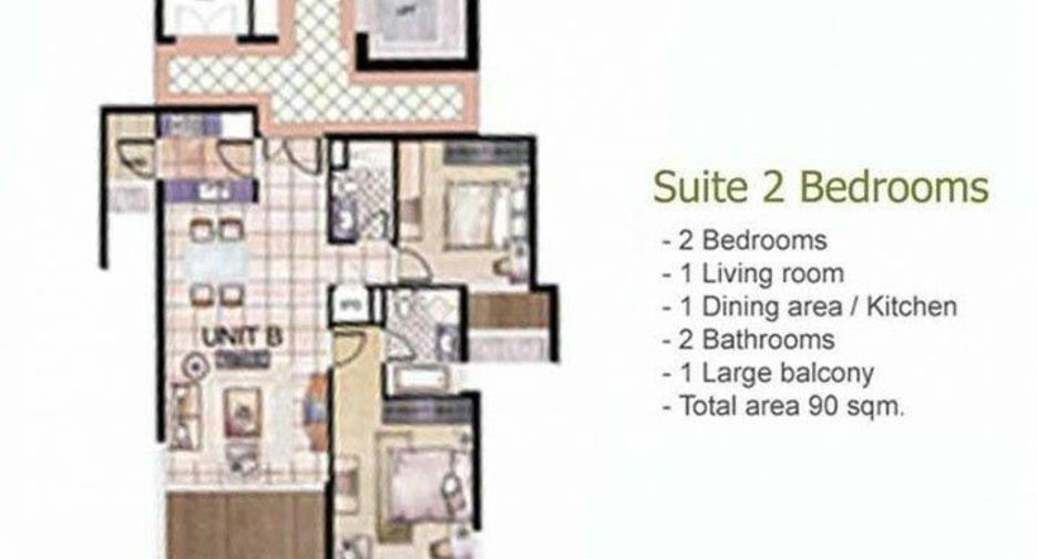 For sale 2 bedrooms condo in Hua Hin, Prachuap Khiri Khan
