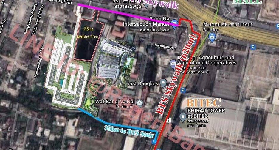 For rent 1 bed condo in Bang Na, Bangkok