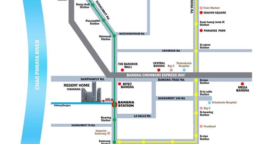 For rent 1 bed condo in Bang Na, Bangkok