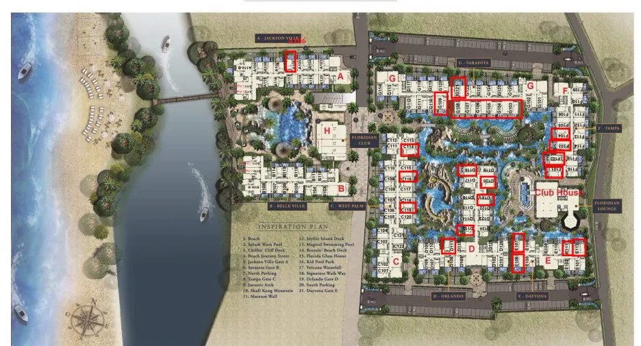 À vendre et à louer 1 chambre condo à Sattahip, Chonburi