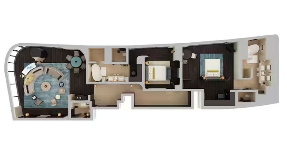 For rent 2 bedrooms condo in Pathum Wan, Bangkok