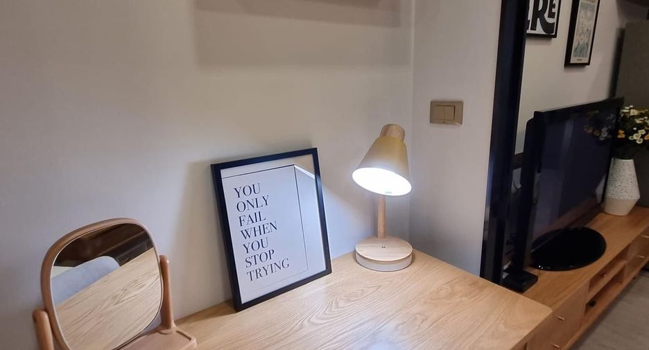 For rent studio condo in Huai Khwang, Bangkok