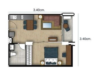 For sale 1 bed condo in Cha Am, Phetchaburi