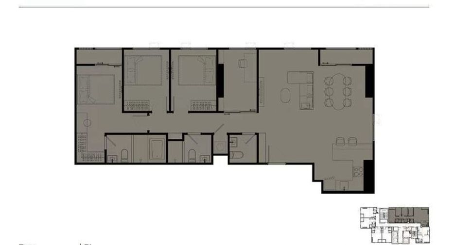 For sale 3 bedrooms condo in Huai Khwang, Bangkok
