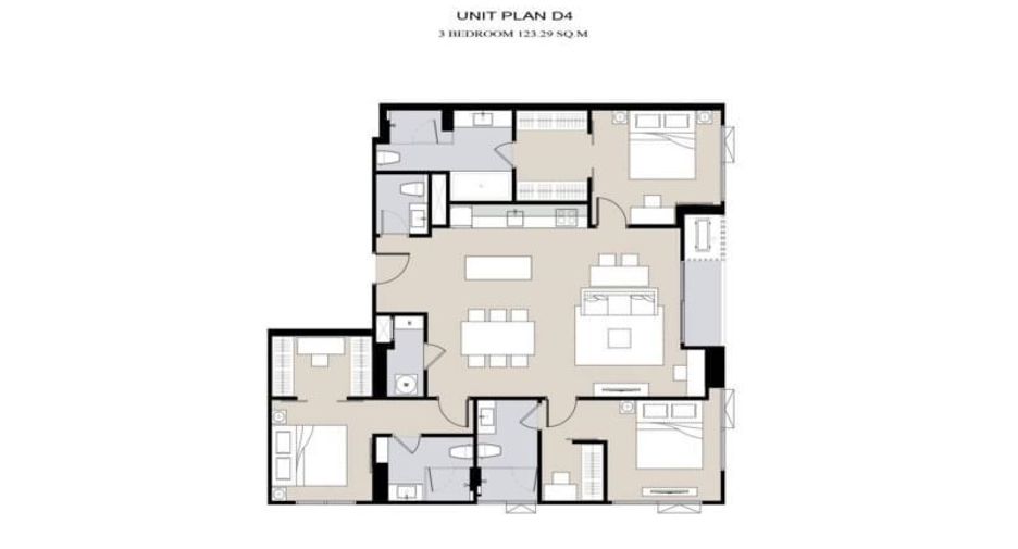 À vendre et à louer 3 chambres condo à Pathum Wan, Bangkok