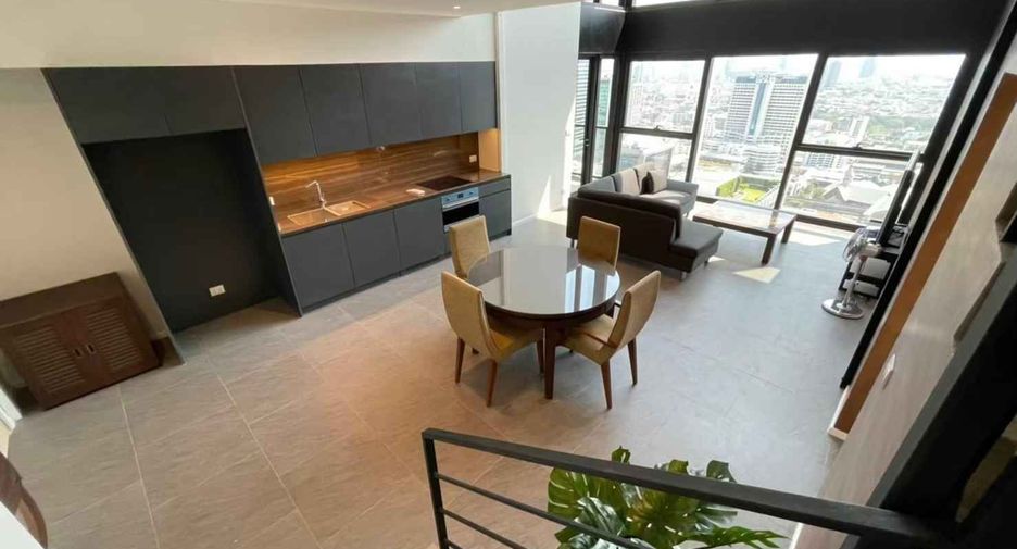 For rent 2 bedrooms condo in Sathon, Bangkok