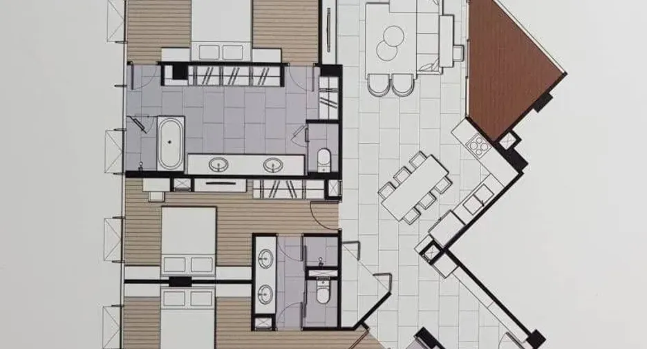 Wohnung zum Kauf mit 3 Zimmer in Watthana, Bangkok