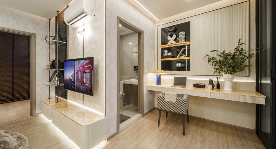 À vendre 1 chambre condo à Din Daeng, Bangkok