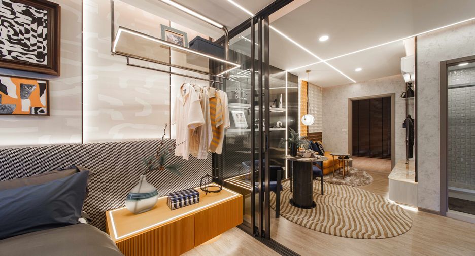 À vendre 1 chambre condo à Din Daeng, Bangkok