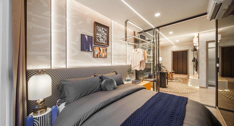 À vendre 1 chambre condo à Din Daeng, Bangkok