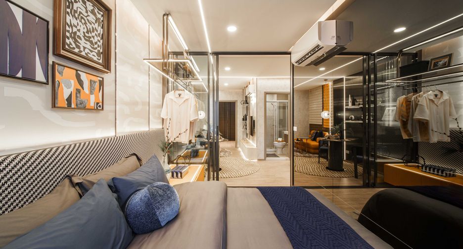 À vendre 1 chambre condo à Din Daeng, Bangkok