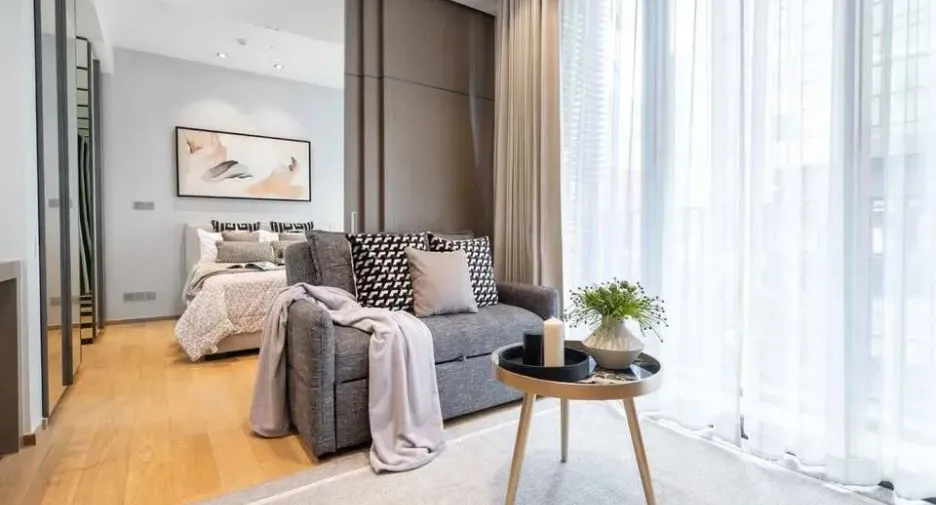 Wohnung zur Miete mit 1 Zimmer in Pathum Wan, Bangkok