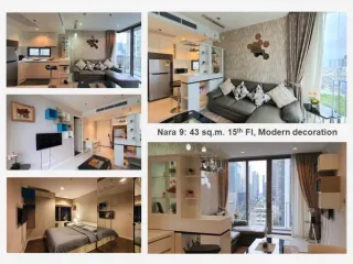 For rent 1 bed condo in Sathon, Bangkok