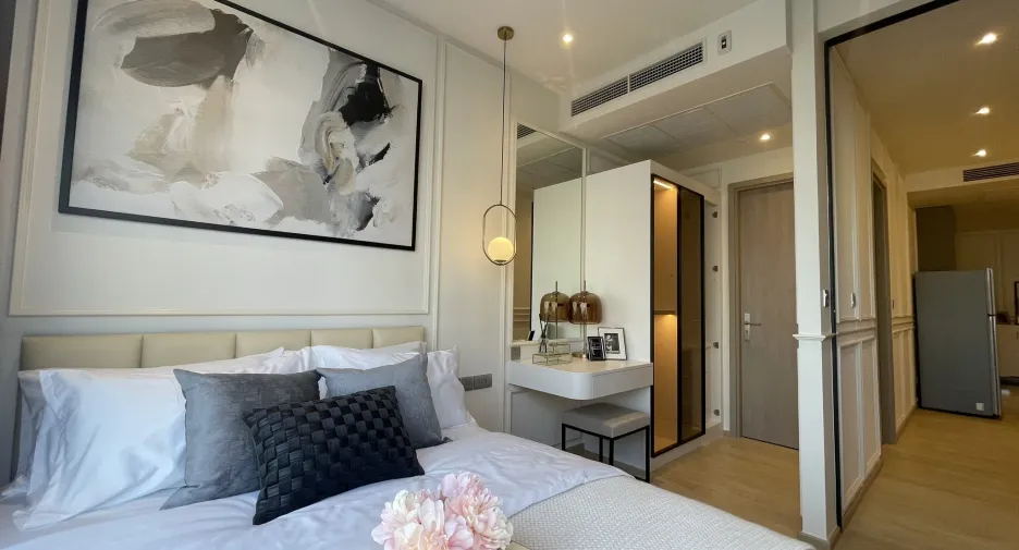 Condo en alquiler de 1 habitaciones en Huai Khwang, Bangkok