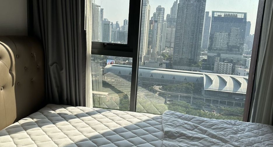 For rent 1 bed condo in Huai Khwang, Bangkok