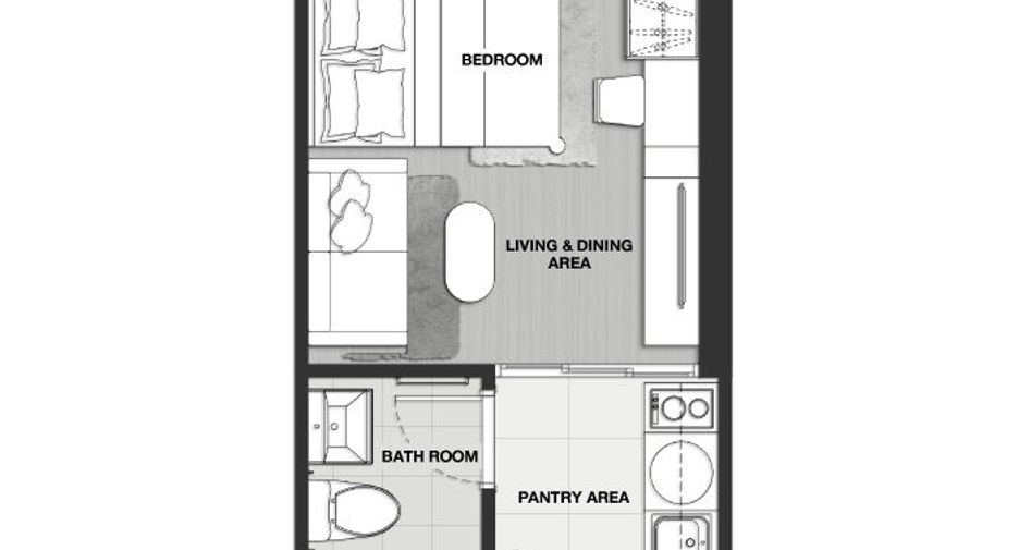Wohnung zum Kauf mit Studio in Watthana, Bangkok