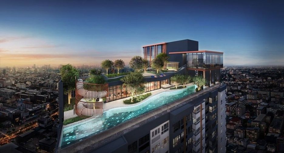 Condo en venta de 2 habitaciones en Huai Khwang, Bangkok