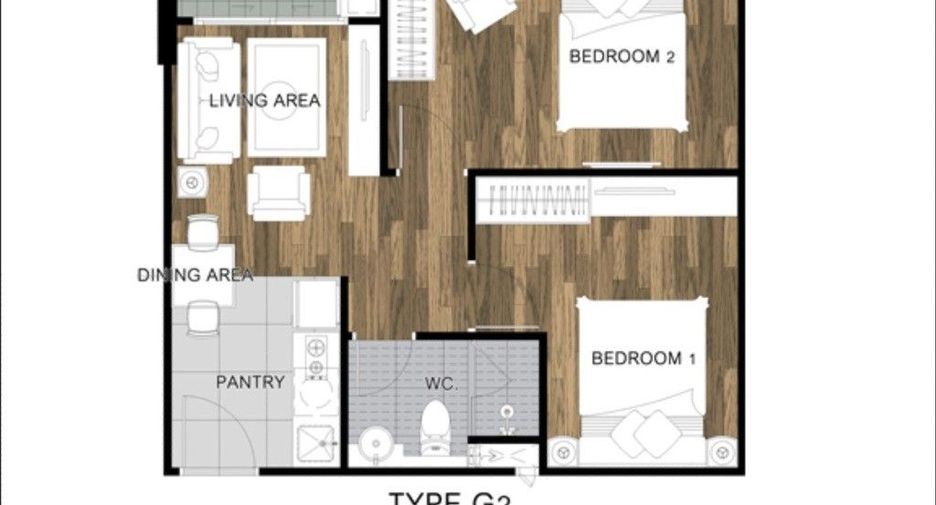 For sale 2 bedrooms condo in Chatuchak, Bangkok
