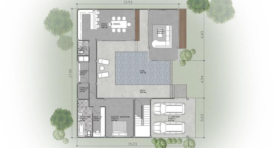 Casa en venta de 4 habitaciones en Thalang, Phuket