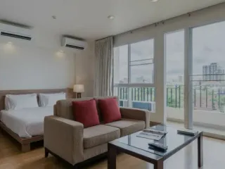 Apartment zur Miete mit Studio in Phaya Thai, Bangkok
