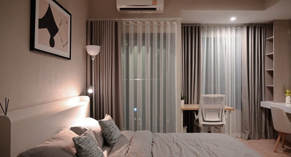 Condo en alquiler de estudio en Huai Khwang, Bangkok