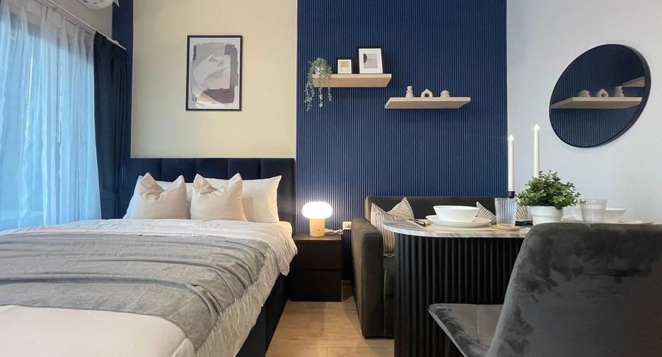 For rent studio condo in Huai Khwang, Bangkok