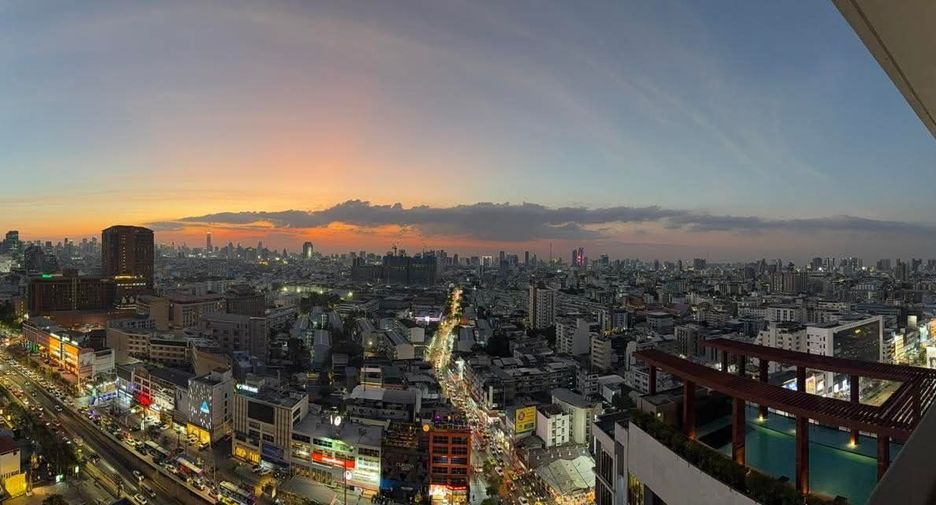 For rent 1 bed condo in Huai Khwang, Bangkok