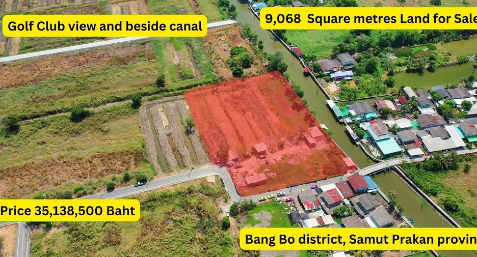 Terreno en venta en Bang Bo, Samut Prakan