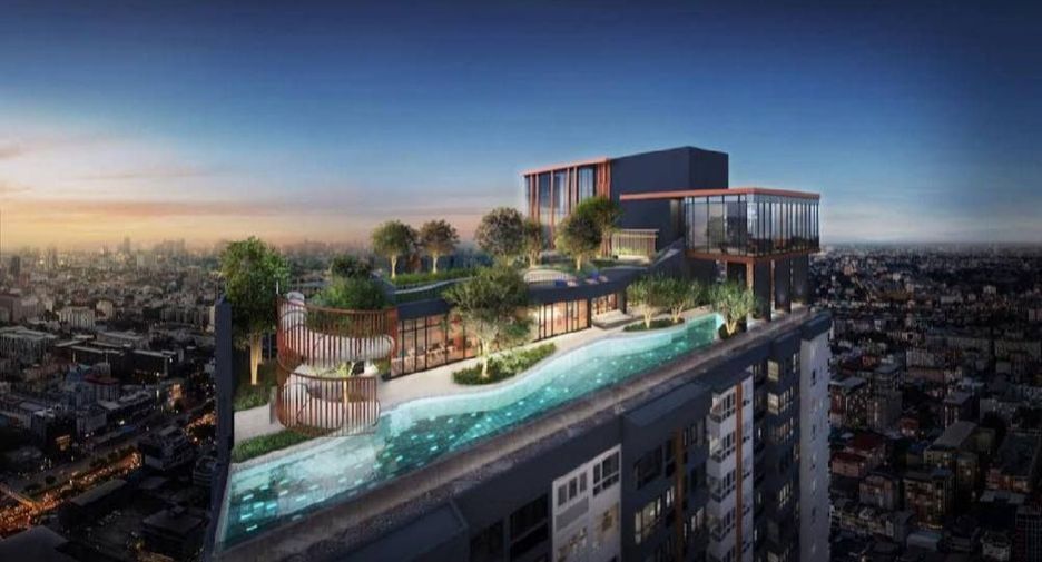 Wohnung zur Miete mit Studio in Huai Khwang, Bangkok