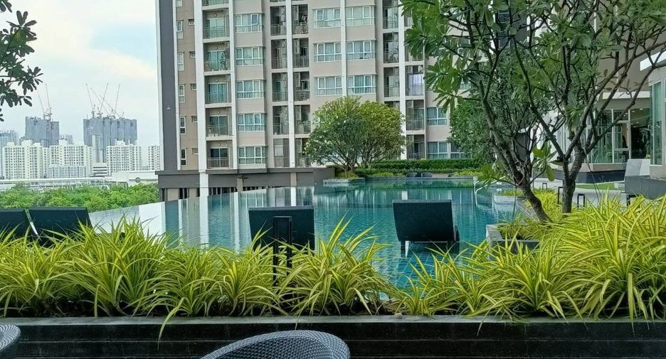 For rent 1 bed condo in Huai Khwang, Bangkok